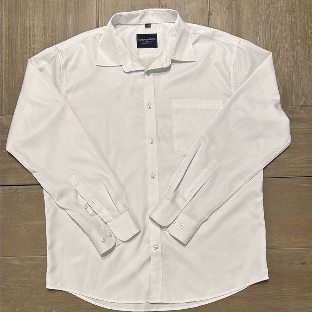 Alimens & Gentle Classic White Men's Shirt